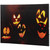 LED Lighted Silly and Spooky Jack-O-Lanterns Halloween Canvas Wall Art 15.75" x 12" - IMAGE 3