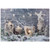 LED Lighted Winter Candles Christmas Canvas Wall Art - 15.75" x 23.75" - IMAGE 2