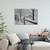 Large Fiber Optic Lighted Snowy Winter Cabin Canvas Wall Art 23.5" x 15.5" - IMAGE 1