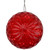 6” Red LED Christmas Crystal Sphere Hanging Outdoor Decoration - IMAGE 1