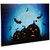 LED Lighted Jack-O-Lanterns and Bats Halloween Canvas Wall Art - 23.5" x 15.75" - IMAGE 3
