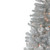 4.5' Pre-Lit Silver Metallic Tinsel Artificial Christmas Tree - Clear Lights - IMAGE 4