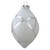 5.5" Geometric Glass Christmas Onion Ornament - IMAGE 1