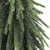 14" Green Glitter Weeping Mini Pine Christmas Tree in Burlap Covered Vase - Unlit - IMAGE 3