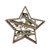 Wood Framed Star with Mixed Branches and Bells Table or Wall Decoration - 15.25" - IMAGE 3