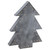19.75" Gray Pre-Lit Christmas Tree Tabletop Decor - IMAGE 3