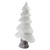 Faux Fur Birch Tree Christmas Decoration - 17.25" - White - IMAGE 3