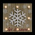 Lighted "Let It Snow" Snowflake Wall Decoration - 10.25" - Warm White Lights - IMAGE 2