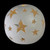 4.75” Battery Operated White LED Stars Christmas Ball Light - IMAGE 1