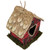 Plaid Christmas Birdhouse Ornament with Heart Shaped Door - 5.25" - Red and Green - IMAGE 5