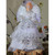 16" White and Silver Lighted Fiber Optic Angel Sequined Gown Christmas Tree Topper - IMAGE 3