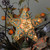 11" Lighted Gold Swirl Glittered Christmas Star Tree Topper - Clear Lights - IMAGE 3