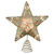 11" Lighted Gold Swirl Glittered Christmas Star Tree Topper - Clear Lights - IMAGE 1