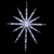 17" White LED Crystal Starburst Lighted Glittering Outdoor Decor - IMAGE 2