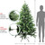 Real Touch™️ Mixed Eden Pine Artificial Christmas Tree - Unlit - 7' - IMAGE 5