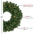 30" Pre-Lit Deluxe Windsor Pine Artificial Christmas Wreath, Clear Lights - IMAGE 4