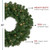Pre-Lit Deluxe Windsor Pine Artificial Christmas Wreath - 30" - Clear Lights - IMAGE 4