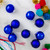 9ct Shiny and Matte Royal Blue Glass Ball Christmas Ornaments 2.5" (65mm) - IMAGE 2