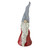 8.75” Gray and Red Tall Slender Christmas Gnome Figure - IMAGE 1