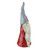 8.75” Gray and Red Tall Slender Christmas Gnome Figure - IMAGE 2