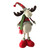 28.5" Red and Green Plaid 2 Leg Standing Deer - IMAGE 1