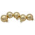 2-Finish Christmas Glass Ball Ornaments - 1.5" (40mm) - Champagne Gold - 10ct - IMAGE 3