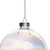 Iridescent Christmas Glass Ball Ornaments - 2.5" (65mm) - Clear - 9ct - IMAGE 4