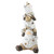 26.25" White LED Lighted Santa and Snowman Christmas Decoration - IMAGE 1