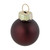 24ct Burgundy Red Dual Finish Glass Christmas Ball Ornaments 1" (25mm) - IMAGE 3