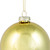2-Finish Christmas Ball Glass Ornaments - 4" (100mm) - Gold - 4ct