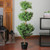 3.75' Potted Two-Tone Murraya Artificial Triple Ball Topiary Christmas Tree - Unlit - IMAGE 2