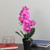 20" Potted Pink Phalaenopsis Orchid Artificial Silk Flower Arrangement - IMAGE 2