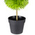 9.75" Potted Two-Tone Green Grass Ball Topiary Artificial Christmas Tree- Unlit - IMAGE 3