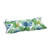 44” Blue and Green Caribbean Forest Decorative Outdoor Patio Bench Cushion - IMAGE 1
