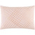 19" Blush Pink and Gold Throw Pillow - Down Filler - IMAGE 1