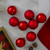 9ct Red 2-Finish Christmas Ball Ornaments 2.5" (65mm) - IMAGE 2