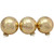 6ct Champagne Gold 2-Finish Glass Ball Christmas Ornament Set 3.25" - IMAGE 4