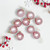 2-Finish Glass Ball Christmas Ornaments - 2.5" (60mm) - Pink - 9ct - IMAGE 3