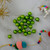 24ct Kiwi Green 2-Finish Glass Ball Christmas Ornaments 1" (25mm) - IMAGE 2