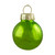 24ct Kiwi Green 2-Finish Glass Ball Christmas Ornaments 1" (25mm) - IMAGE 3