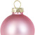 2-Finish Glass Christmas Ball Ornaments - 1.5" (40mm) - Pink - 10ct - IMAGE 5