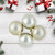 6ct Gold 2-Finish Glass Ball Christmas Ornaments 3.25" (80mm) - IMAGE 2