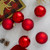 6ct Red Glass 2-Finish Christmas Ball Ornaments 3.25" (80mm) - IMAGE 2