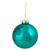 6ct Shiny and Matte Turquoise Green Glass Ball Christmas Ornaments 3.25" (80mm) - IMAGE 4
