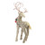 Reindeer Facing Backwards with Jingle Bell Christmas Figurine - 27" - IMAGE 2