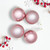 2-Finish Glass Christmas Ball Ornaments - 4" (100mm) - Rose Gold - 4ct - IMAGE 4