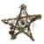 15.75" Brown and Green Star with Rustic Twigs Christmas Ornament - IMAGE 1