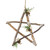 Frosted Pinecone Natural Wood Branch Christmas Star Wall Decoration - 13.75" - IMAGE 1