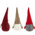 Set of 3 Red and Gray Bearded Chubby Christmas Gnomes 10.5" - IMAGE 5
