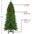 7.5' Pre-Lit Slim Olympia Pine Artificial Christmas Tree - Warm White Lights - IMAGE 5